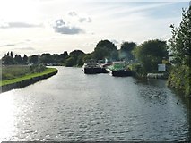 SE6412 : Boats moored outside the Thorne Cruising Club's basin by Christine Johnstone