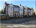 Row of four stone houses, Chapel Street, Pontnewydd, Cwmbran