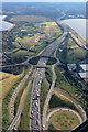 The M25 motorway from the air