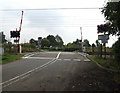 TM1585 : Grove Road Level Crossing, Gissing by Geographer