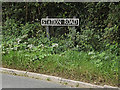TM1483 : Station Road sign by Geographer
