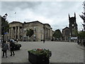 The centre of Macclesfield town