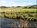 SH7849 : Afon Machno farmland by Jonathan Wilkins