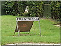 TM1383 : Rectory Road sign by Geographer