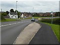 Bus stop and lay-by on Audley Road