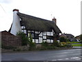 Thatched cottage on Inkberrow High Street