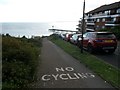 Boscombe: footpath F08 from The Marina