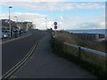 Boscombe: eastbound on footpath F10