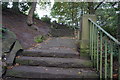 Steps up to Beaumont Park Road