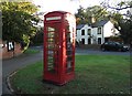 Telephone kiosk in Broughton