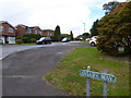 Tiltwood Drive seen from the junction with Aviary Way