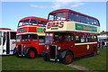 Vintage buses at Labworth Park, Canvey