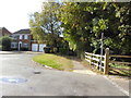 Footpath crosses Buttinghill Drive