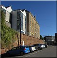 Buildings above Clifton Down Station