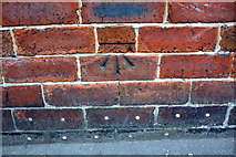 SE2834 : Benchmark on junction of #1 Harold Place and #2 Harold Terrace by Roger Templeman