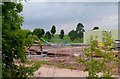 Construction work at Frankley Water Treatment Works