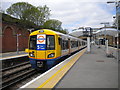 Train at Crystal Palace station