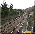 Rhymney Line from Tir-Phil station towards Brithdir station