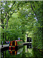 The Llangollen Canal at Llangollen, Denbighshire