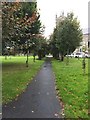 ST8622 : Shaftesbury: Holy Trinity churchyard by Jonathan Hutchins