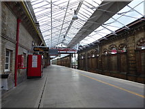 SJ7154 : Crewe railway station: looking south on platform 11 by Jonathan Hutchins