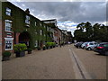 Snape Maltings buildings and car park