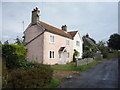 Houses on Church Road, Theberton