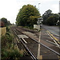 Railway from Newcastle Crossing towards Nantwich railway station