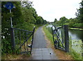 Gate along the Leeds and Liverpool towpath