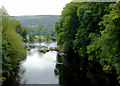 The River Dee north-west of Llangollen, Denbighshire