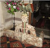 SO7119 : St. John the Baptist, Huntley - lectern by Jonathan Thacker