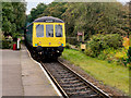 SD7914 : DMU Arriving at Summerseat Station by David Dixon