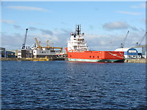 NT2776 : F.S. Bergen berthed at Albert Dock by M J Richardson
