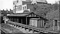 Disused terminal platforms of the former Southwold Railway at Halesworth, 1940