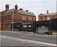 SJ8989 : Shaw Heath bus shelter, Stockport by Jaggery