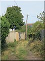 Path west of Clare Road