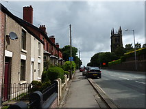 SD4007 : Terrace housing along Liverpool Road, Aughton by Mat Fascione