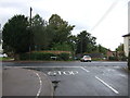 Road junction on Harrisons Lane