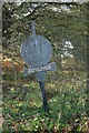 NX8453 : Old National Trust for Scotland sign by Richard Sutcliffe