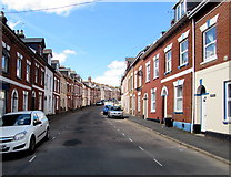 SX9293 : Up Victoria Street, Exeter by Jaggery
