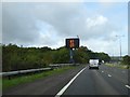 Gantry sign by M4 (westbound) east of J24