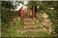 Footbridge over the New Abbey Pow burn