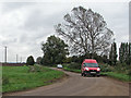 A post van in The Fens