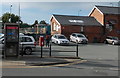 BT phonebox and a postbox outside Tywyn railway station