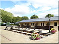 Mock railway station at Beth Shalom Holocaust Museum