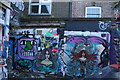 View of a wall of street art off Brick Lane #6