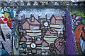 View of a wall of street art off Brick Lane #8