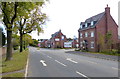 New houses along London Road, Markfield