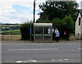 English Bicknor bus shelter, parish noticeboard and postbox