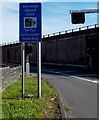 ST3089 : Variable speed limit sign at M4 motorway junction 26, Newport by Jaggery